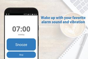 Simple alarm ~ Simple and Stylish Alarm screenshot 2