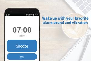 Simple alarm ~ Simple and Stylish Alarm ảnh chụp màn hình 2