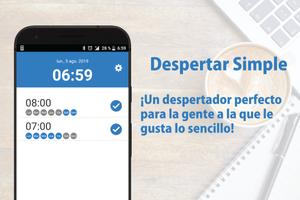 Despertar Simple ~ Alarma simple y elegante Poster