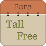 Tall Fonts Free for Android icon