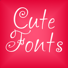 Cute Fonts Message Maker أيقونة
