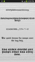 Gothic Fonts Message Maker 截圖 1