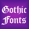 Gothic Fonts for FlipFont ไอคอน