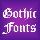 Gothic Fonts Message Maker aplikacja