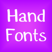 ”Hand Fonts Message Maker