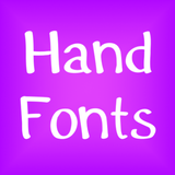 Hand Fonts Message Maker आइकन