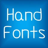Handwritten Font Message Maker icône