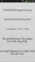 Handwritten Font Message Maker 截图 1