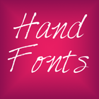 Handwritten Font Message Maker icône