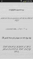 Script Fonts for Android capture d'écran 1