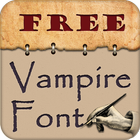 Vampire Fonts for S3 आइकन