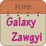 Zawgyi Design Galaxy Font أيقونة