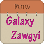 Zawgyi Design Galaxy Font 아이콘