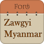 Zawgyi Myanmar Fonts أيقونة