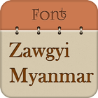 Zawgyi Myanmar Fonts Zeichen