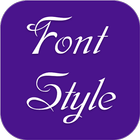 Font Style ícone