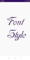 Font Style 海报
