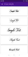 برنامه‌نما Font Style عکس از صفحه