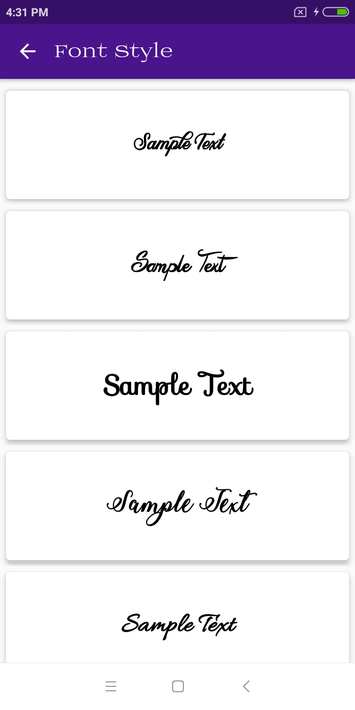 Font Style screenshot 5