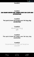 Fonts for FlipFont 52 poster