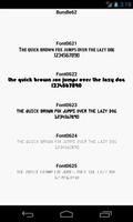 Fonts for FlipFont 62 screenshot 2