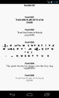 Fonts for FlipFont 100 постер