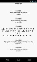 Fonts for FlipFont 100 截图 1