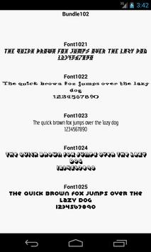 Fonts for FlipFont 102 poster