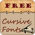 Cursive Fonts Free আইকন