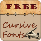 Cursive Fonts Free Zeichen
