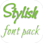 Stylish fonts for HTC icon