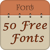 50 Fonts for Samsung Galaxy 12 Zeichen