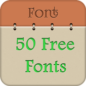50 Fonts for Samsung Galaxy 7 آئیکن
