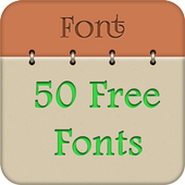 50 Fonts for Samsung Galaxy 7 ไอคอน