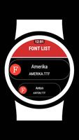 Font Manager PRO (Wear OS) 截圖 1