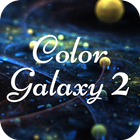 Color Galaxy 2  for FlipFont icône