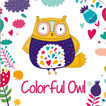 ”Colorful Owl Font for FlipFont