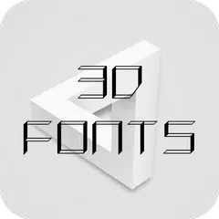 3D Font for FlipFont , Cool Fonts Text Free