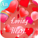Loving Heart Font for FlipFont aplikacja