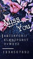 Miss You Font for FlipFont screenshot 2