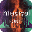 Musical Font for FlipFont APK