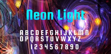 Neon Light Font for FlipFont ,