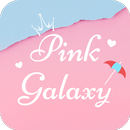 Pink Galaxy Font FlipFont APK