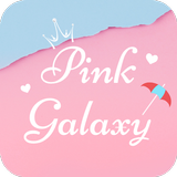 Pink Galaxy أيقونة