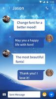 Galaxy J8 Font for FlipFont ภาพหน้าจอ 1