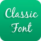 Classic Font for OPPO - Handwr آئیکن