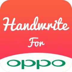 Скачать Handwrite Font for OPPO Phone APK