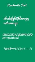 Handwrite Font for OPPO Phone poster