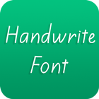 Handwrite Font for Oppo أيقونة