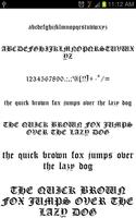 Old English Font Message Maker imagem de tela 1